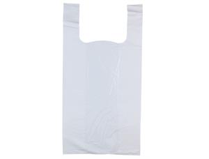 Bærepose plast 30/17x59 28my 20 liter (500 stk) | Hvit 
