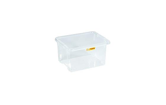 8900324  7150-0500 Oppbevaringsboks 15l transparent plast 